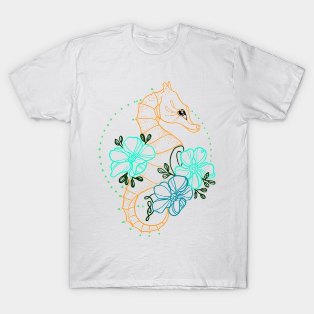 Seahorse Collection T-Shirt by 09GLawrence